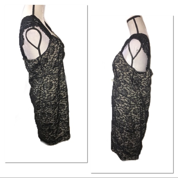 •SOLD•TORRID | NWT | Sexy Black Lace BodyCon Mini• - Picture 3 of 8
